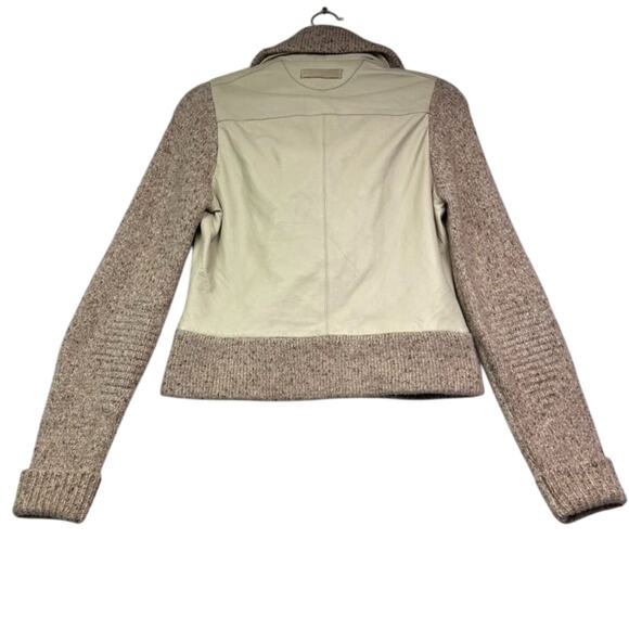 Alex Gaines Jacket Women's Small Leather Suede Cashmere Full Zip - Picture 2 of 13